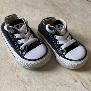 Baby/Toddler Black Converse Shoes